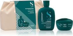 Alfaparf Milano Semi Di Lino Reconstruction Duo Kit 2 Pcs Damaged Hair Gift Set Alfaparf Milano Semi Di Lino Reconstruction Duo Kit 2 Pcs Damaged Hair Gift Set