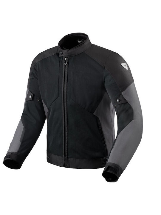 Rev'IT Torque 3 Summertime Men Riding Jacket Waterproof Black-Anthracite