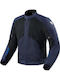 Rev'IT Torque 3 Sommer Herren Reitjacke Wasserdicht Dunkelblau-Schwarz