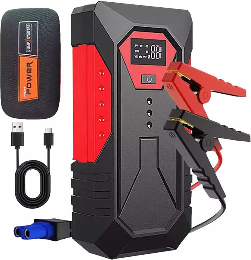R.S. Tragbarer Batterie-Starter Auto & Motorrad 18000mAh mit USB 12V