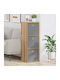 Wooden Storage Drawers with 3 Drawers M35xW32xH99.5cm