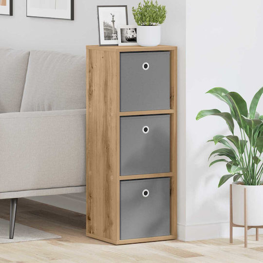 Storage Drawer Wooden with 3 Drawers M30.5xW27xH84.5cm