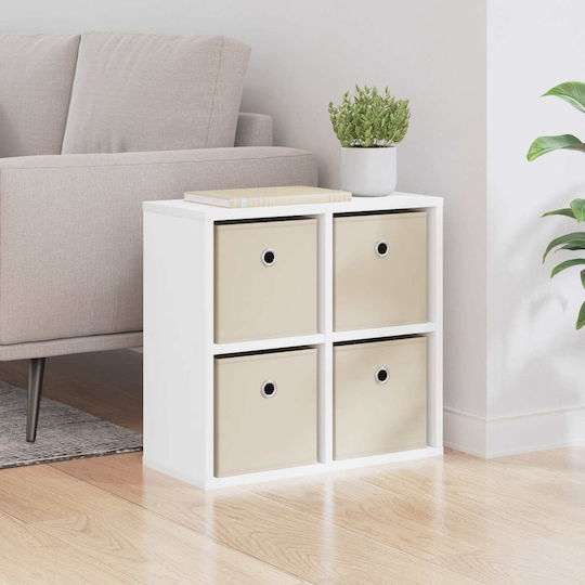 Cabinet De Depozitare Din Lemn Cu 4 Sertare L49.5xL22xÎ47cm
