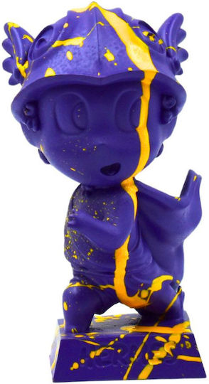 Ichor Studio Decorative Statuette Made of Plastic Hermes FS07-Royal Purple Yellow 15cm