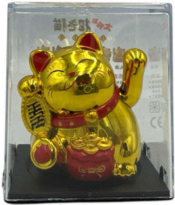 Decorative Cat Made of Plastic Lucky 4.1x5x5cm