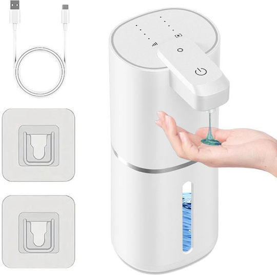 Wall Mounted Foam Dispenser Plastic Automatic White 380ml