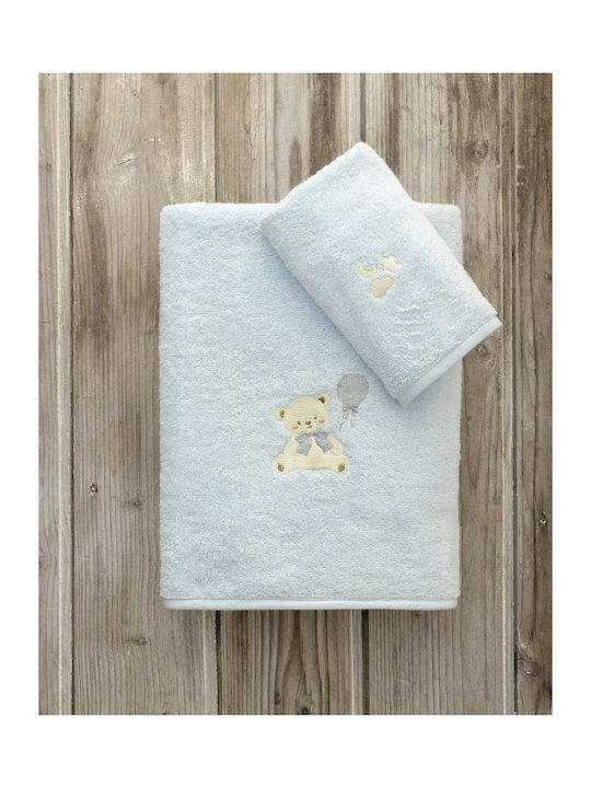 Kocoon Kocoon Baby- & Kinderhandtücher Set 2 Stück Ciel Gewicht 380gr/m²