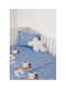 Viokarpet Naf Naf Little Zoo 301 Blue Kids Sheets Set