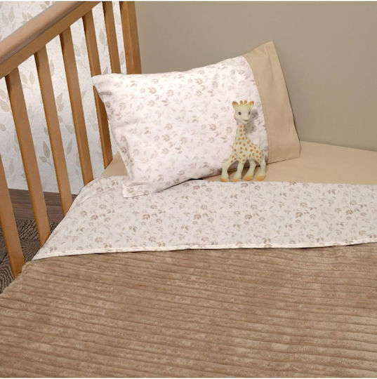 Sophie La Girafe Brown Sherpa Comforter 140x100cm 46-6736/506