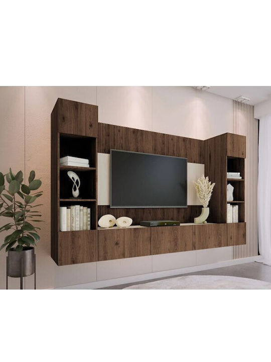 Living Room TV Unit Comfivo Salix Brown