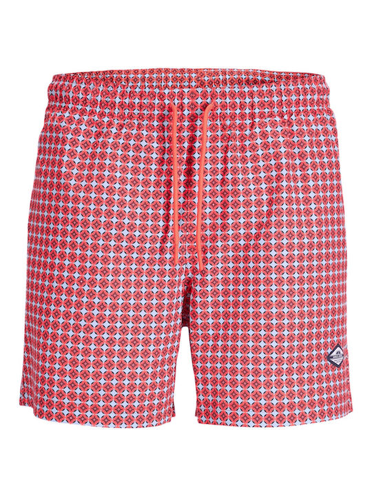 Jack & Jones Ανδρικό Μαγιό Σορτς Κοραλί