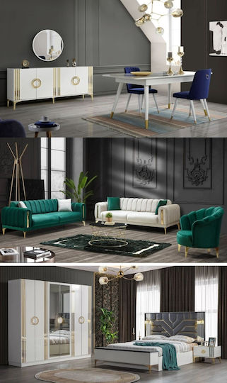 SteweHome Schlafzimmermöbel-Set Vorschlag Luxus Schlafzimmermöbel-Paket 160x200cm