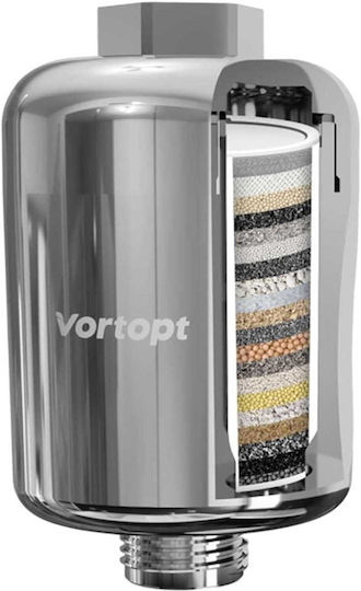 Shower Water Filter KDF / Activated Carbon 11162