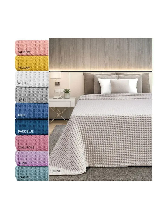 Adam Home Pătură Piqué Single 170x240 cm Portocalie