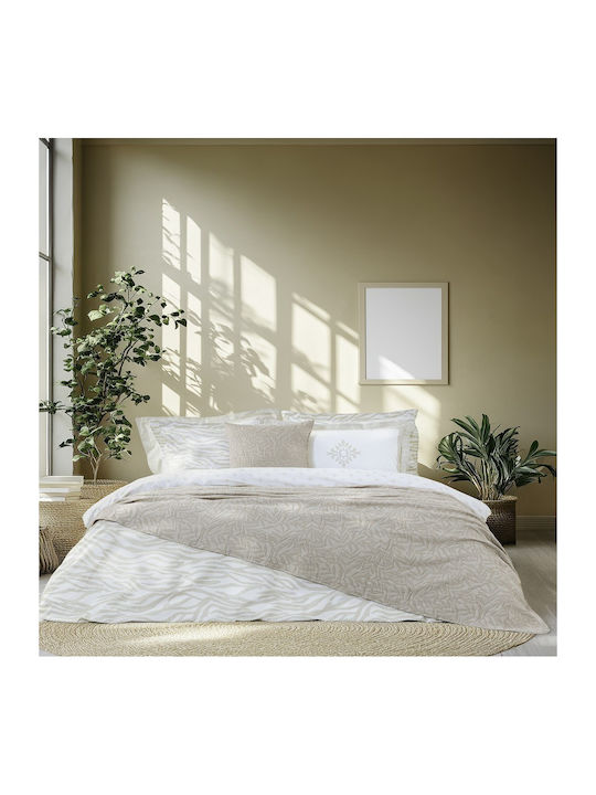 Nima Κουβέρτα Πικέ Υπέρδιπλη 220x240εκ. Taupe