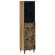 vidaXL Bathroom Floor Column Cabinet L38xW33.5xH160cm Brown