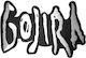Großes Nähzubehör Gojira Logo Gewebtes Iron-On Großes Patch Goj66bptc