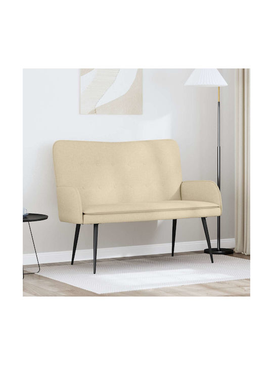 Двуместен Диван Крем 115x61x87см