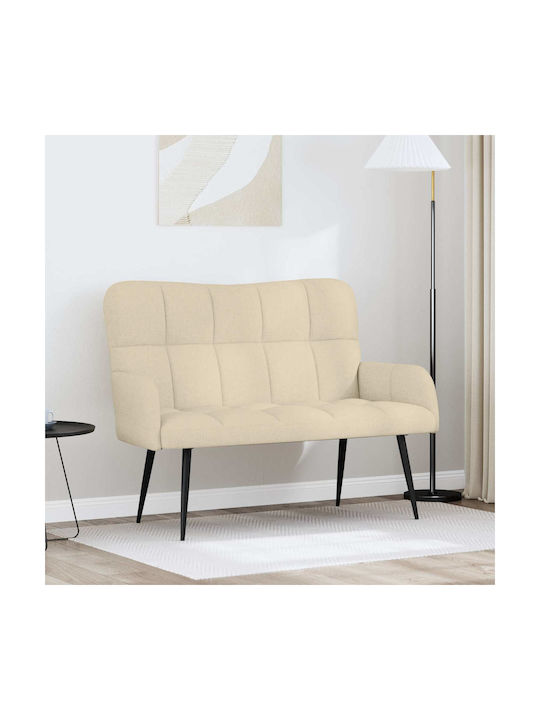 Двуместен Диван Крем 115x61x87см