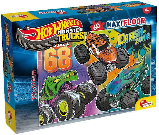 Lisciani Puzzle Maxi Floor Hot Wheels Monster Trucks 60 Pieces 116935 116935