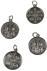 Konstantinato Metallisch 1,7cm Set/50 Silber
