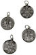 Konstantinato Metallisch 1,7cm Set/50 Silber