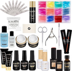 Polygel Gel Milky White Consumables Nail Kit Luxorise Pro107