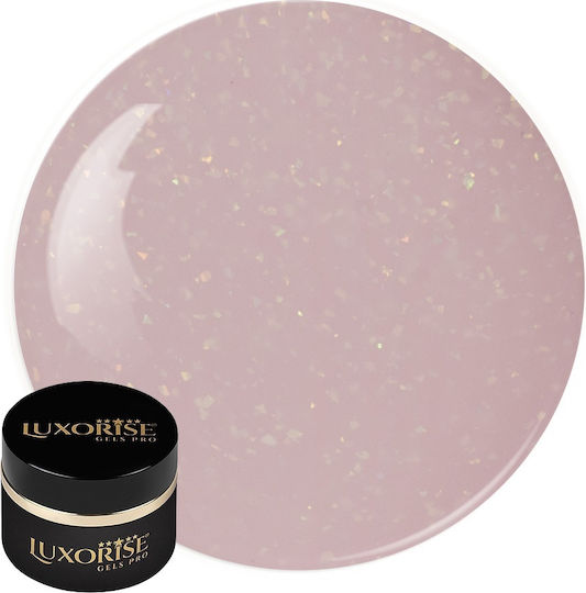 Revoflex Luxorise Uv Nagelaufbaulagel 15ml Cappuccino Funkeln