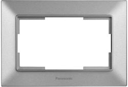 Panasonic Arkedia Slim Light Gray Double Socket Frame