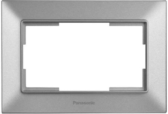 Panasonic Arkedia Slim Light Gray Double Socket Frame