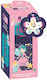 Stainless Steel Thermos Water Bottle 450ml Straw & Stickers 18.5x7.5cm Must Team Fairy