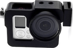 Frame Gopro Hero 3/3+ Uv Filter 32mm Adapter Aluminum Black Frame Gopro Hero 3/3+ Uv Filter 32mm Adapter Aluminum Black