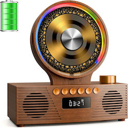 Roadom Portable Cd Player Bluetooth 5.3 Dual Hi-fi Speakers 4000 Mah Battery 6 In 1 Cd Usb Tf Fm Aux Rgb Light Remote Control Vintage Retro Wooden Design Brown Roadom Portable Cd Player Bluetooth 5.3 Dual Hi-fi Speakers 4000 Mah Battery 6 In 1 Cd Usb Tf Fm Aux Rgb Light Remote Control Vintage Retro Wooden Design Brown