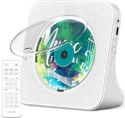 Premium Player Cd Portabil Greadio Bluetooth 5.0 Bidirecțional Boxe Stereo Hifi Telecomandă Ecran Led Radio Fm Cd Mp3 Usb Aux Suport Jack Căști Design Elegant Rezistent la Praful Funcție Temporizator de Somn Alb Premium Player Cd Portabil Greadio Bluetooth 5.0 Bidirecțional Boxe Stereo Hifi Telecomandă Ecran Led Radio Fm Cd Mp3 Usb Aux Suport Jack Căști Design Elegant Rezistent la Praful Funcție Temporizator de Somn Alb