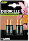 Duracell Wiederaufladbare Batterie AAA 900mAh