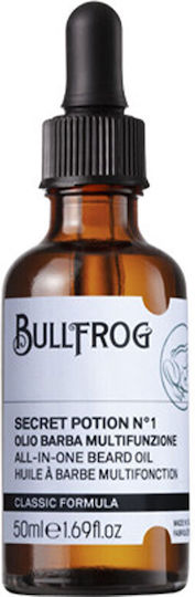 Bullfrog Beard Grooming Oil All In One Beard 50ml