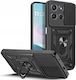 Tech-Protect Camshield Pro Back Cover Σιλικόνης / Πλαστικό Μαύρο (Moto G67 / G77)