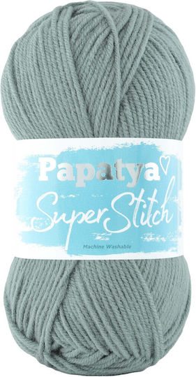 Kamgarn Papatya Super Stitch Knitting Yarn Col6610 Mint Acrylic 100g 200m
