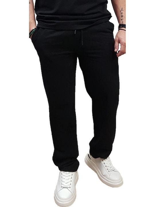Indicode Jet Black Trousers