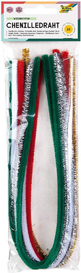 Σύρμα Πίπας Folia Xmas Ø 8,0mm 50cm Σετ 10τεμ