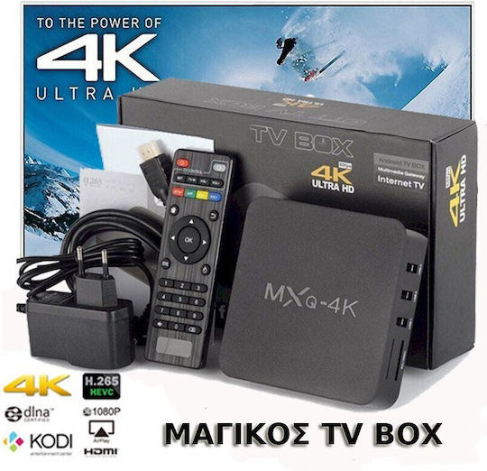 TV Box MXQ 4K 6930720005058 Full HD with Wi-Fi 16GB RAM and 256GB Storage with Android 11.1 Operating System