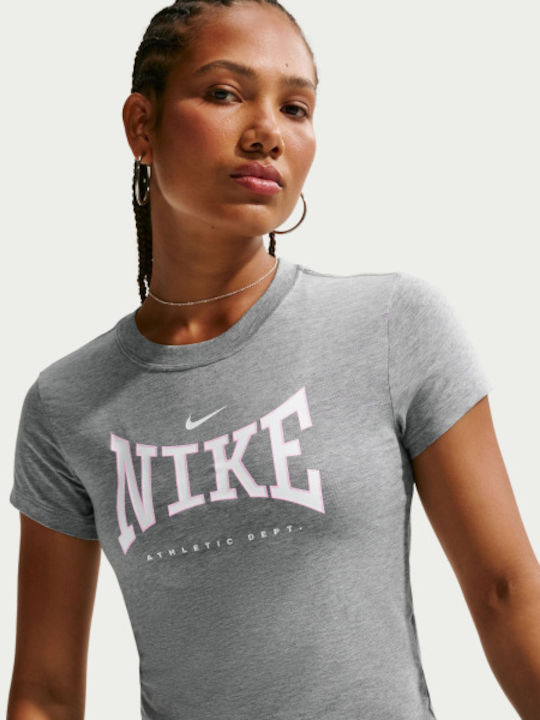 Nike Sportswear Women's Crop T-shirt Gray