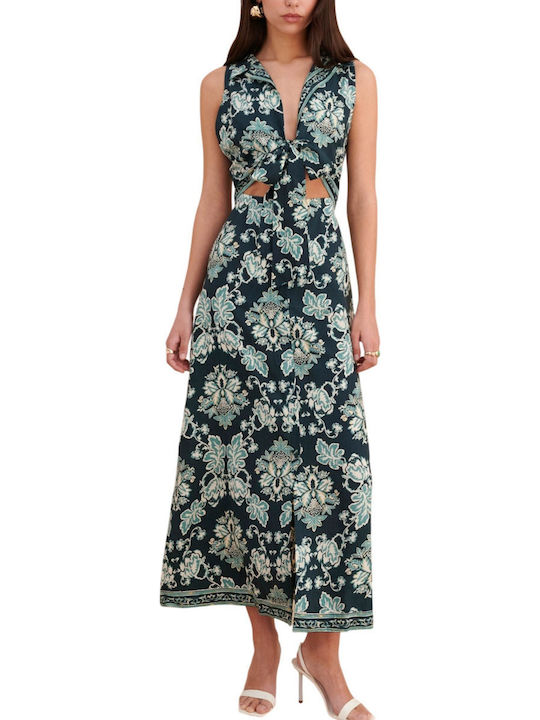 Rochie Maxi De Vară Pentru Nuntă / Botez Multicolor