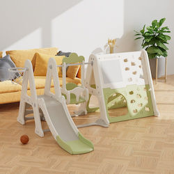 Kids Swing Climbing Board Slide Net Green Az004-green