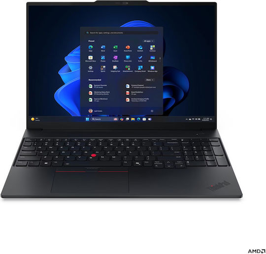 Lenovo ThinkPad E16 Gen 3 (AMD) 16" IPS FHD+ (Ryzen 5-220/16GB/512GB SSD/No OS) (GR Keyboard)