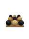 Inthebox Triliza Decorative Figure 25.5x25.5x9.5cm Polyresin Natural Black 034264