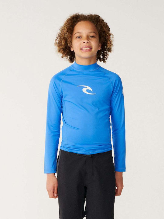 Rip Curl Детски Костюм За Баня Блуза С Дълъг Ръкав Син Gum
