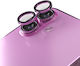 Apple Camera Protection Tempered Glass Purple for Iphone 17