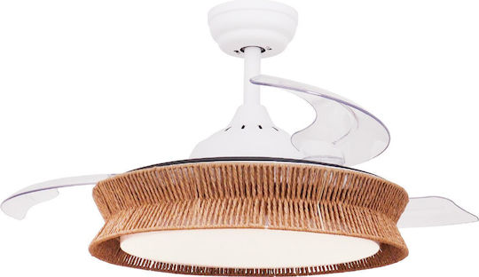 Aca Ventilator de Tavan cu Lumină Alb