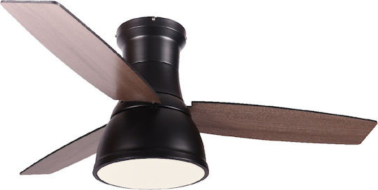 Aca Deckenventilator mit Leuchte Braune / Schwarze